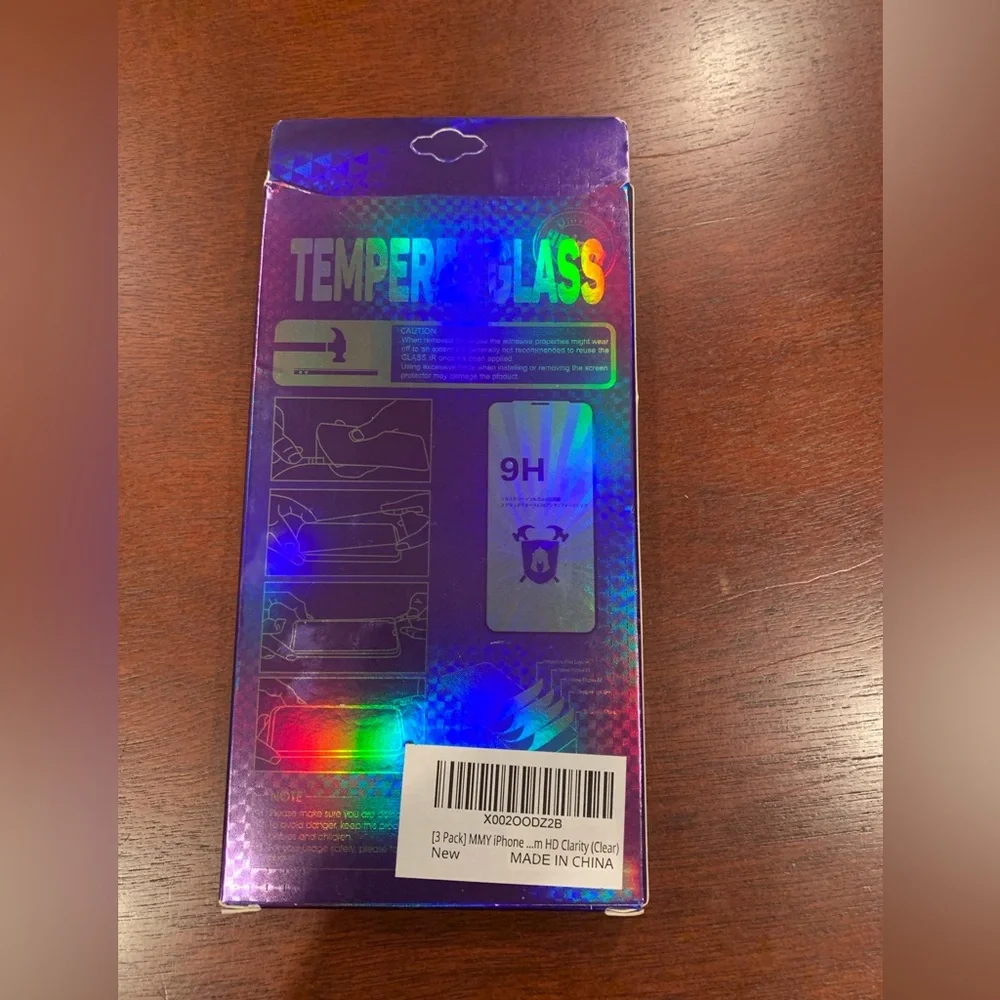 NEW Glass Screen Protector & Case